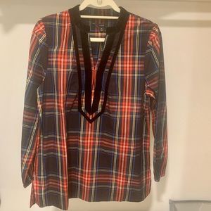 J Crew Womens Holiday Tunic Top Size M Never Worn